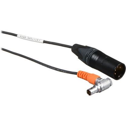 Picture of Teradek RT Latitude Power Cable 4-pin XLR (40cm, r/a to straight)