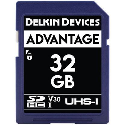 Picture of Delkin Devices 32GB Advantage UHS-I SDHC Memory Card