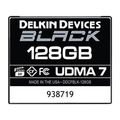 Picture of Delkin BLACK 128GB UDMA 7 160MB/s Compact Flash Card